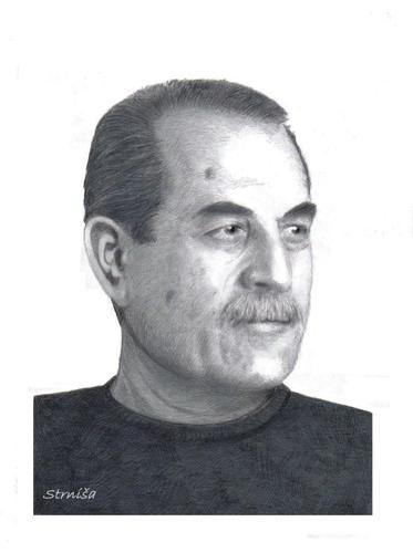 Cartoon: Ercan  Baysal by Emil Strnisa. (medium) by ercan baysal tagged ercanbaysal,türkiye,turkey,men,illustrator,turkiye,caricature,portrait,emil,strnisa,split,croatia,artist,cartoonist