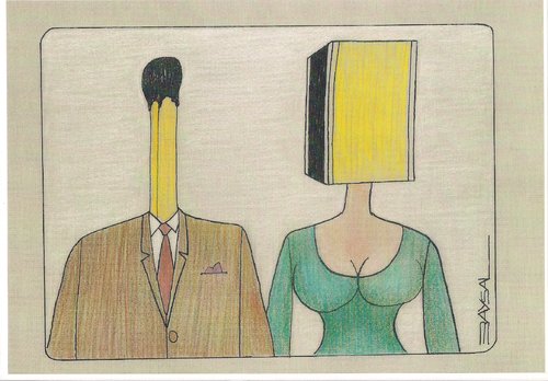 Cartoon: woman and man (medium) by ercan baysal tagged humor,match,amour,ercanbaysal,erotic,eve,adam,pencil,paint,artwork,fineart,fine,beauty,pretty,nigue,tech,mixed,fantasy,daydream,favorite,image,picture,work,art,job,good,fellow,selfie,double,mann,frau,life,love,male,man,woman