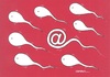 Cartoon: Electronic Sperm (small) by ercan baysal tagged sperm,semen,seed,sex,erotic,erotik,draw,digital,twitter,facebook,good,fine,vision,picture,image,tattoo,fantasy,paint,mixed,key,artwork,handmade,computer,media,ercanbaysal,cartoon,illustration,turkey,turkiye,comminication,web,internet,laptop