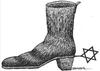 Cartoon: Spur (small) by ercan baysal tagged spur boot ercanbaysal türkiye turkey wanted logo handmade picture vision good job fantasy pencil idea form magazine draw master study line ink white black politician cartoon illustration