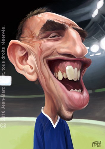 Cartoon: Franck_Ribery (medium) by jmborot tagged franck,ribery,caricature,jmborot