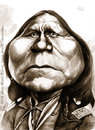 Cartoon: Satanta (small) by jmborot tagged satanta,caricature,native,american,jmborot