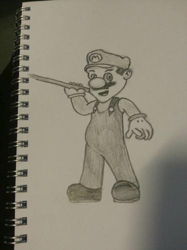 Cartoon: Mario (medium) by theshots92 tagged mario,cartoon