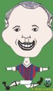 Cartoon: Iniesta (small) by aliylmz tagged iniesta