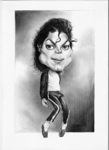 Cartoon: Michael Jackson (medium) by bpatric tagged jackson,michael