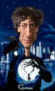 Cartoon: Neil Gaiman (small) by bpatric tagged neilgaiman,gaiman,coraline,americangods,author,cartoon,art,digital,fanart