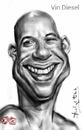 Cartoon: Vin Diesel (small) by bpatric tagged vin,diesel