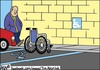 Cartoon: Handi parked (small) by Tim Akin Ink tagged handicapped,parking