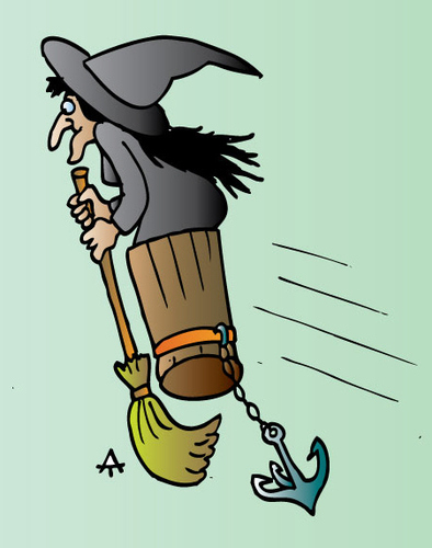 Baba Yaga By Alexei Talimonov | Media & Culture Cartoon | TOONPOOL