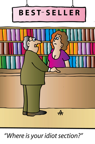 Cartoon: Bestseller (medium) by Alexei Talimonov tagged books,bestseller