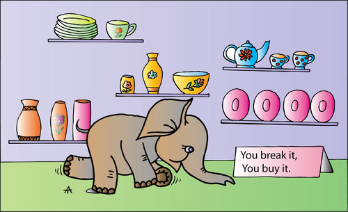Cartoon: Buy it! (medium) by Alexei Talimonov tagged buy,elephant