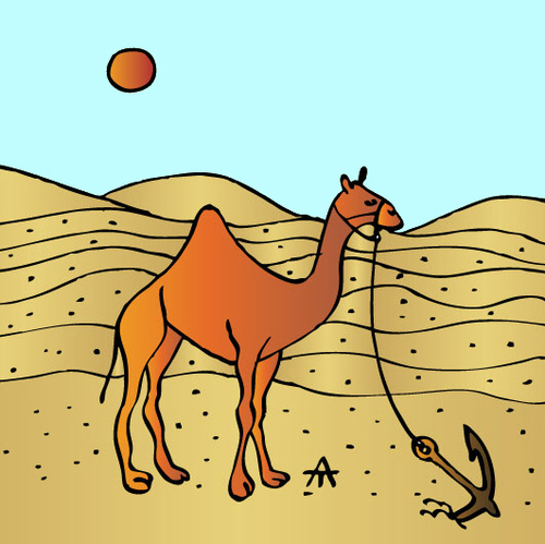 Cartoon: Camel (medium) by Alexei Talimonov tagged camel