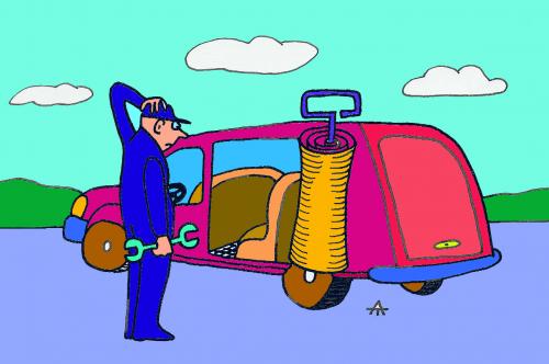 Cartoon: Canned (medium) by Alexei Talimonov tagged cars