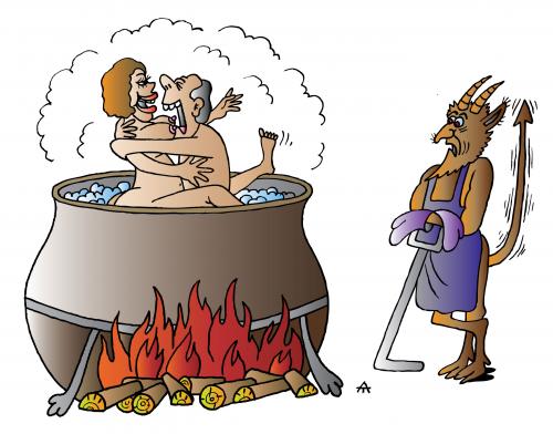 Cartoon: Cannibals (medium) by Alexei Talimonov tagged cannibals