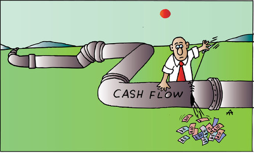 Cash Flow By Alexei Talimonov | Politics Cartoon | TOONPOOL