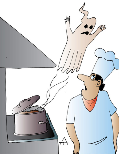 Cartoon: Cook (medium) by Alexei Talimonov tagged cook