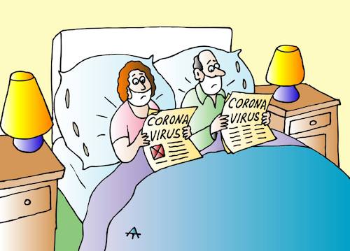 Cartoon: Corona virus (medium) by Alexei Talimonov tagged virus