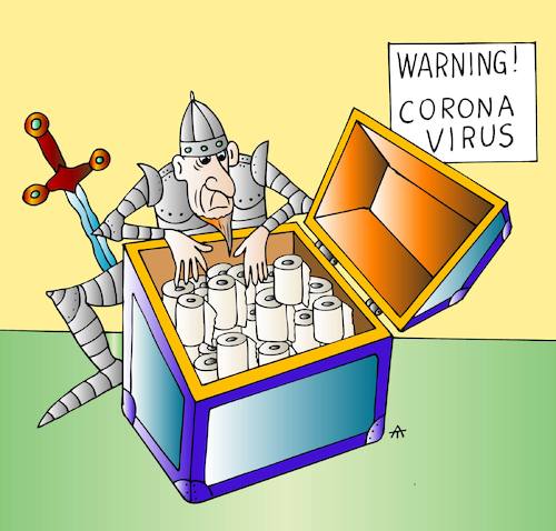 Cartoon: Corona virus (medium) by Alexei Talimonov tagged corona,virus