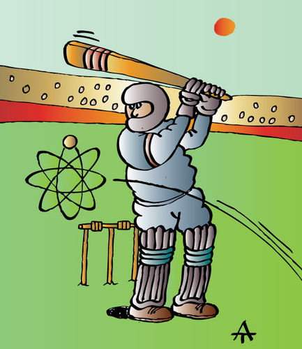 Cartoon: Cricket (medium) by Alexei Talimonov tagged cricket