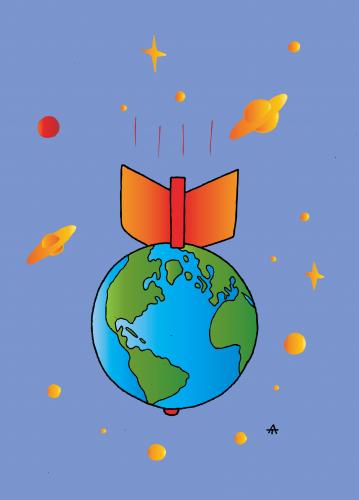 Cartoon: Crisis Bomb (medium) by Alexei Talimonov tagged financial,crisis,bomb
