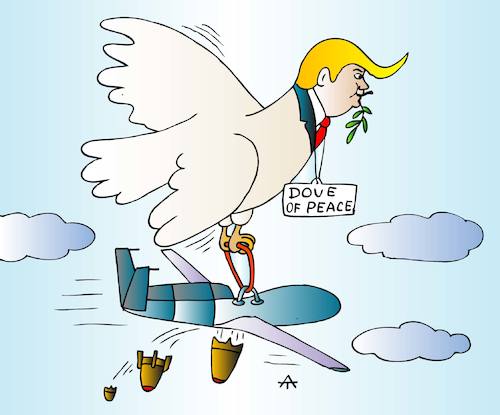 Cartoon: Dave of peace (medium) by Alexei Talimonov tagged war