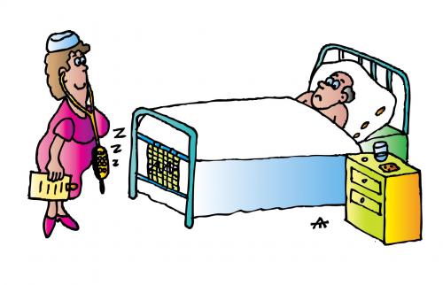 Cartoon: Doctor and Mobile (medium) by Alexei Talimonov tagged doctor,mobile,hospital