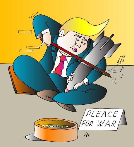 Cartoon: Donald Trump (medium) by Alexei Talimonov tagged trump