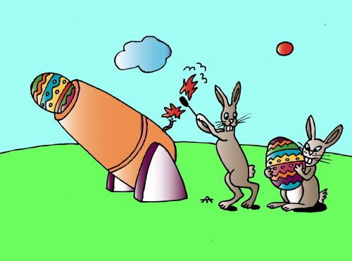 Cartoon: Easter Season (medium) by Alexei Talimonov tagged easter,season