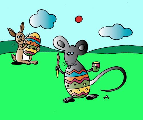 Cartoon: Easter season (medium) by Alexei Talimonov tagged easter,season