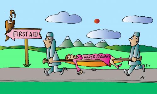 First Aid By Alexei Talimonov | Politics Cartoon | TOONPOOL