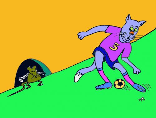 Cartoon: Football 17 (medium) by Alexei Talimonov tagged football,soccer,em,2008,european,championship