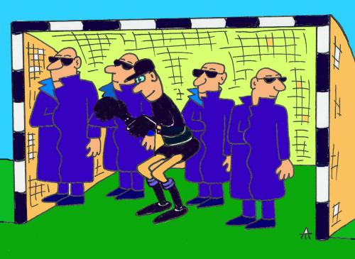 Cartoon: Football 19 (medium) by Alexei Talimonov tagged football,soccer,em,2008,european,championship