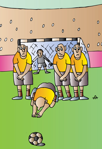 Cartoon: Football (medium) by Alexei Talimonov tagged football