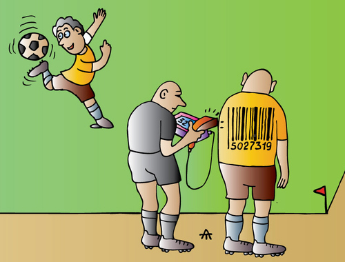 Cartoon: Football (medium) by Alexei Talimonov tagged football