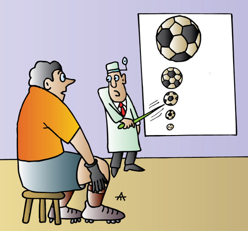Cartoon: Football Doctor (medium) by Alexei Talimonov tagged football,doctor