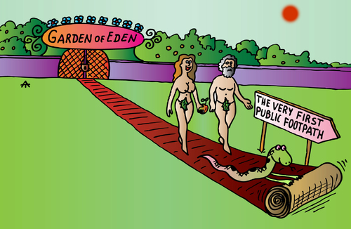 Garden Of Eden By Alexei Talimonov Nature Cartoon Toonpool