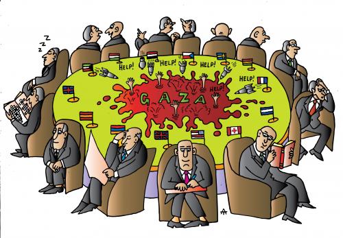 Cartoon: Gaza (medium) by Alexei Talimonov tagged gaza