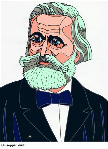 Cartoon: Giuseppe Verdi (medium) by Alexei Talimonov tagged composer,musician,music,giuseppe,verdi