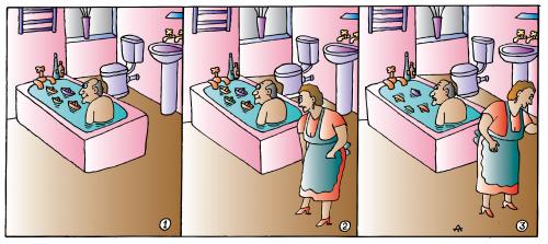 Cartoon: In Bath (medium) by Alexei Talimonov tagged bath,bathroom,ship