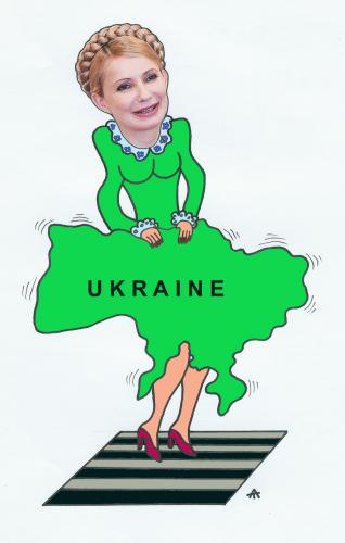 Cartoon: Julija Tymoschenko (medium) by Alexei Talimonov tagged julija,tymoschenko,ukraina