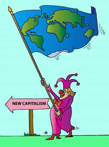 Cartoon: New Capitalism (medium) by Alexei Talimonov tagged capitalism,money,economy