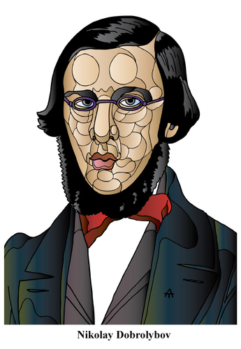 Cartoon: Nikolay Dobrolybov (medium) by Alexei Talimonov tagged nikolay,dobrolybov