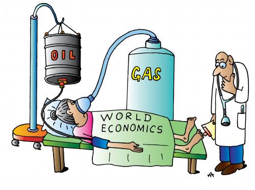 Oil and Gas By Alexei Talimonov | Politics Cartoon | TOONPOOL