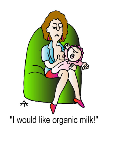 Cartoon: Organic milk (medium) by Alexei Talimonov tagged mother,baby