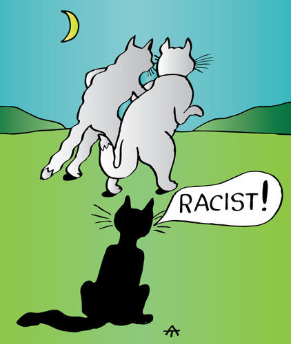 Cartoon: Racist (medium) by Alexei Talimonov tagged racist