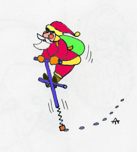Cartoon: Santa (medium) by Alexei Talimonov tagged santa,claus,xmas