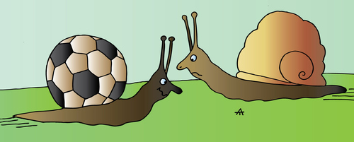 Cartoon: Snails (medium) by Alexei Talimonov tagged snails