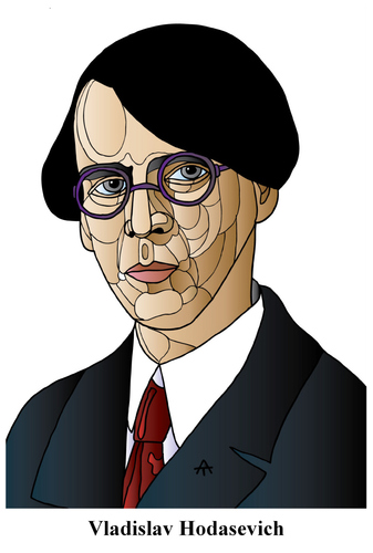 Cartoon: Vladislav Hodasevich (medium) by Alexei Talimonov tagged vladislav,hodasevich