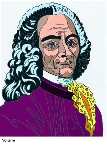 Cartoon: Voltaire (medium) by Alexei Talimonov tagged voltaire