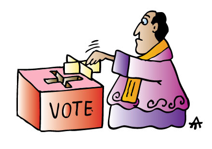 Cartoon: Vote (medium) by Alexei Talimonov tagged vote